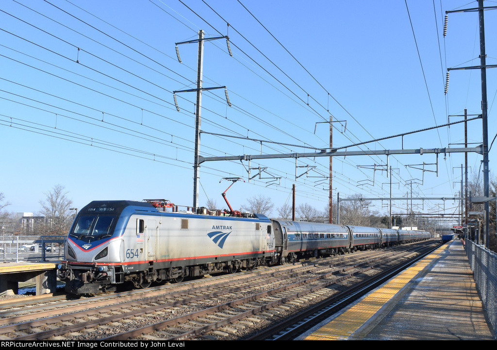 Amtrak Northeast Regional Train # 155 getting ready to depart PJC-this is one of the few Amtrak trains that stop at the Junction 